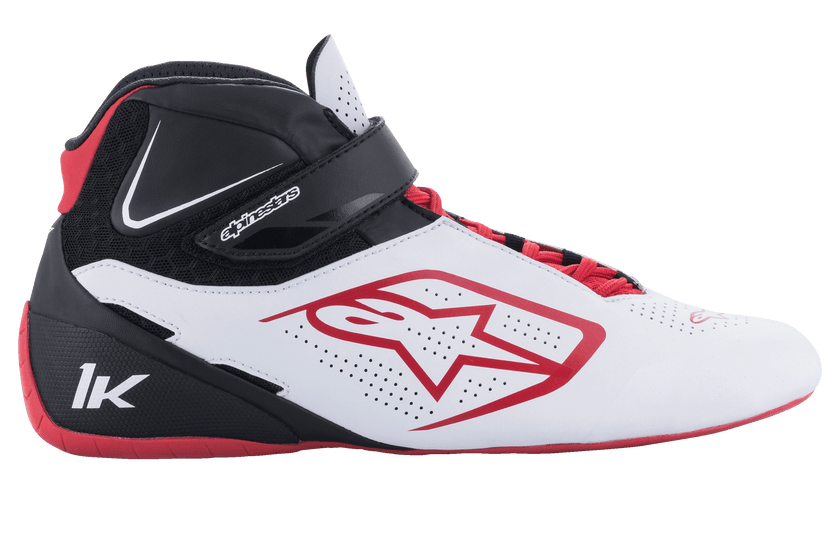 Alpinestars Tech-1K V2 Boots White Black Red